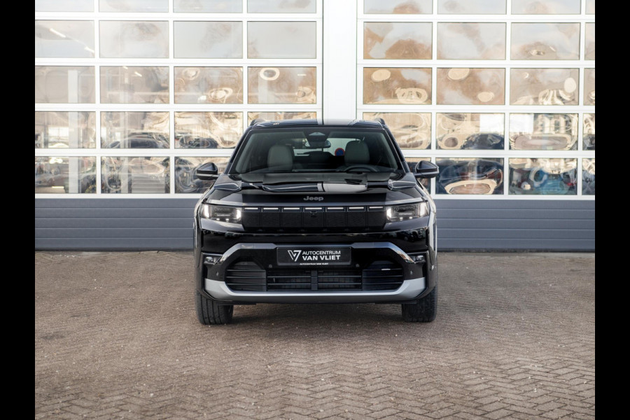 Jeep Compass First Edition 74 kWh | Adapt. Cruise | Camera | Carplay | 20" | Elektr. A-Klep | Navi | Winter Pack | Schuif/Kanteldak | Premium Pack | Conv. Pack | Warmtepomp