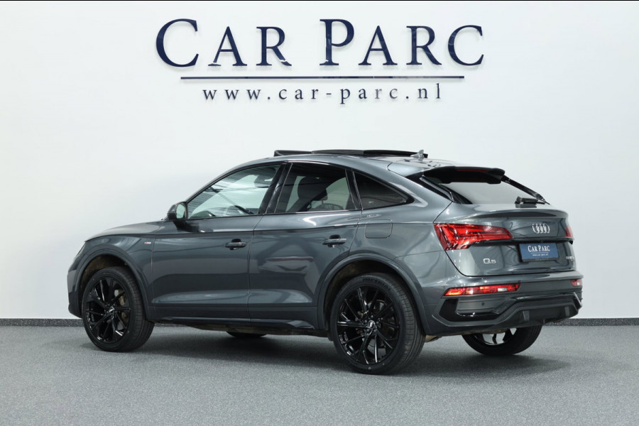 Audi Q5 Sportback 50 TFSI e S edition 3x S-line/LED/VIRTUAL/SFEER/PANO/HALF LEDER+S.VERWARMING/21" LMV/CAM/ACC/ECC/12 MND GARANTIE