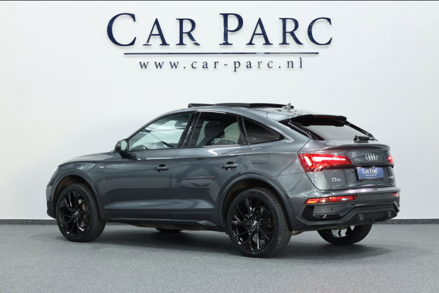 Audi Q5 Sportback 50 TFSI e S edition 3x S-line/LED/VIRTUAL/SFEER/PANO/HALF LEDER+S.VERWARMING/21" LMV/CAM/ACC/ECC/12 MND GARANTIE