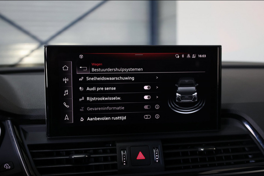 Audi Q5 Sportback 50 TFSI e S edition 3x S-line/LED/VIRTUAL/SFEER/PANO/HALF LEDER+S.VERWARMING/21" LMV/CAM/ACC/ECC/12 MND GARANTIE