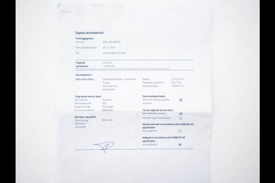 Mercedes-Benz EQC 400 4MATIC Business Solution Luxury 80 kWh {SOH-89%} (INCL.BTW) Aut.*LEATHER | FULL-LED | DISTRONIC | BLINDSPOT | HEATED-COMFORTSEATS | DIGI-WIDESCREEN | DAB+ | KEYLESS | AMBIENTLIGHT | NAVI-FULLMAP | ECC | PRIVACY-GLASS | PDC | 20''ALU*