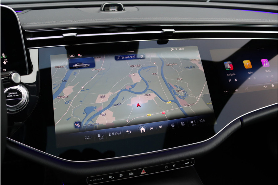 Mercedes-Benz E-Klasse 400 e 4MATIC AMG Line | Hyperscreen | Luchtvering | Achterasbesturing | Distronic+ | HUD | Massage | Burmester | Nappa Leder | Trekhaak | Vlakkenverwarming | Stoelventilatie |