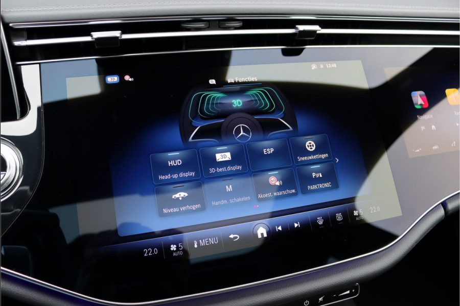Mercedes-Benz E-Klasse 400 e 4MATIC AMG Line | Hyperscreen | Luchtvering | Achterasbesturing | Distronic+ | HUD | Massage | Burmester | Nappa Leder | Trekhaak | Vlakkenverwarming | Stoelventilatie |