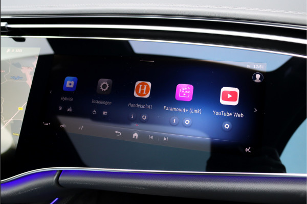 Mercedes-Benz E-Klasse 400 e 4MATIC AMG Line | Hyperscreen | Luchtvering | Achterasbesturing | Distronic+ | HUD | Massage | Burmester | Nappa Leder | Trekhaak | Vlakkenverwarming | Stoelventilatie |