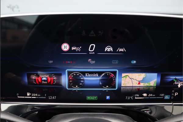 Mercedes-Benz E-Klasse 400 e 4MATIC AMG Line | Hyperscreen | Luchtvering | Achterasbesturing | Distronic+ | HUD | Massage | Burmester | Nappa Leder | Trekhaak | Vlakkenverwarming | Stoelventilatie |
