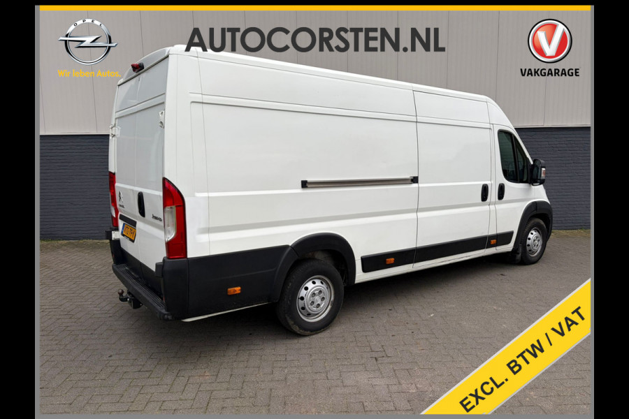 Citroën Jumper 35 2.2HDi 165PK L3H2 Euro 6 3-Persoons Trekhaak Camera Ecc Pdc Wandbetimmering Houtenvloer Achterdeuren Schuifdeur 3.000KG Trekgewicht