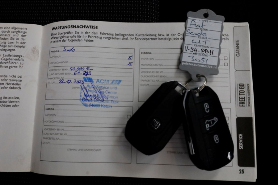 Fiat Scudo 2.0 Diesel 180pk Automaat L3 Airco/Navi/Camera 11-2024