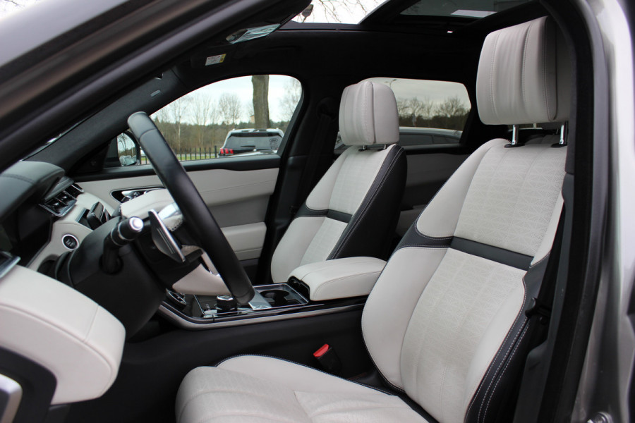Land Rover Range Rover Velar 2.0 I4 Turbo AWD R-Dynamic HSE / Trekhaak / Panoramadak / 360Camera / Head-up / Laser LED / 21'' / Meridian High End / Stoelmassage+Verwarming / Stuurverwarming / DAB / ACC