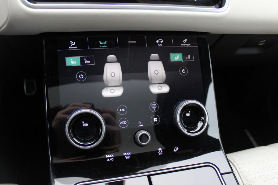 Land Rover Range Rover Velar 2.0 I4 Turbo AWD R-Dynamic HSE / Trekhaak / Panoramadak / 360Camera / Head-up / Laser LED / 21'' / Meridian High End / Stoelmassage+Verwarming / Stuurverwarming / DAB / ACC