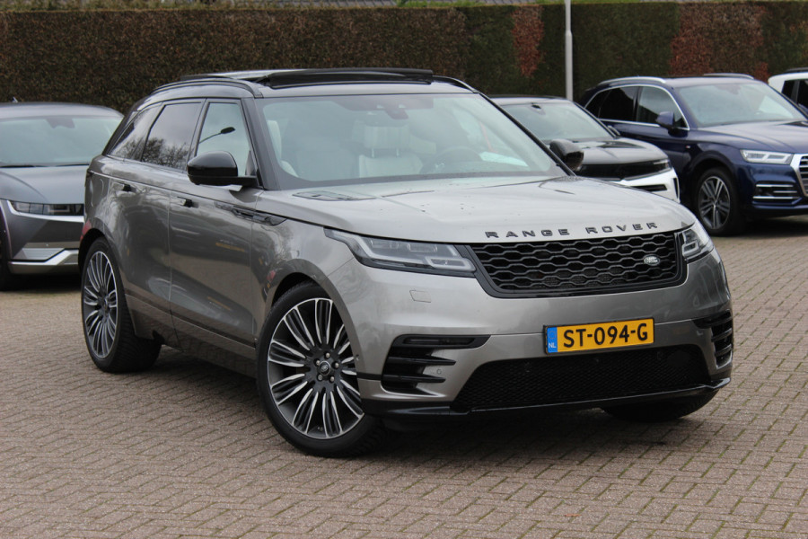Land Rover Range Rover Velar 2.0 I4 Turbo AWD R-Dynamic HSE / Trekhaak / Panoramadak / 360Camera / Head-up / Laser LED / 21'' / Meridian High End / Stoelmassage+Verwarming / Stuurverwarming / DAB / ACC