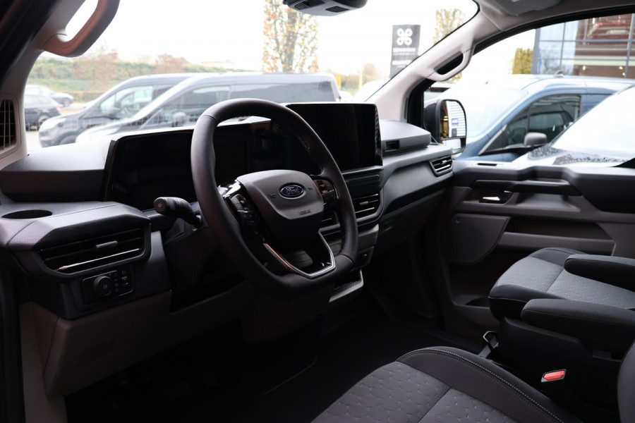 Ford E-Transit Custom 320 L2H1 Limited 65 kWh 218 PK | 328 KM Range | ACC | Blind Spot | L+R Schuifdeur | LED Koplampen + achterlichten | Stuur- en stoelverwarming | CarPlay | Camera | Zero Emission
