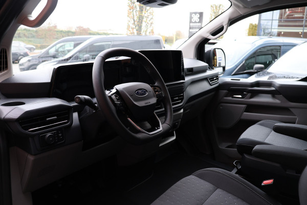 Ford E-Transit Custom 320 L2H1 Limited 65 kWh 218 PK | 328 KM Range | ACC | Blind Spot | L+R Schuifdeur | LED Koplampen + achterlichten | Stuur- en stoelverwarming | CarPlay | Camera | Zero Emission