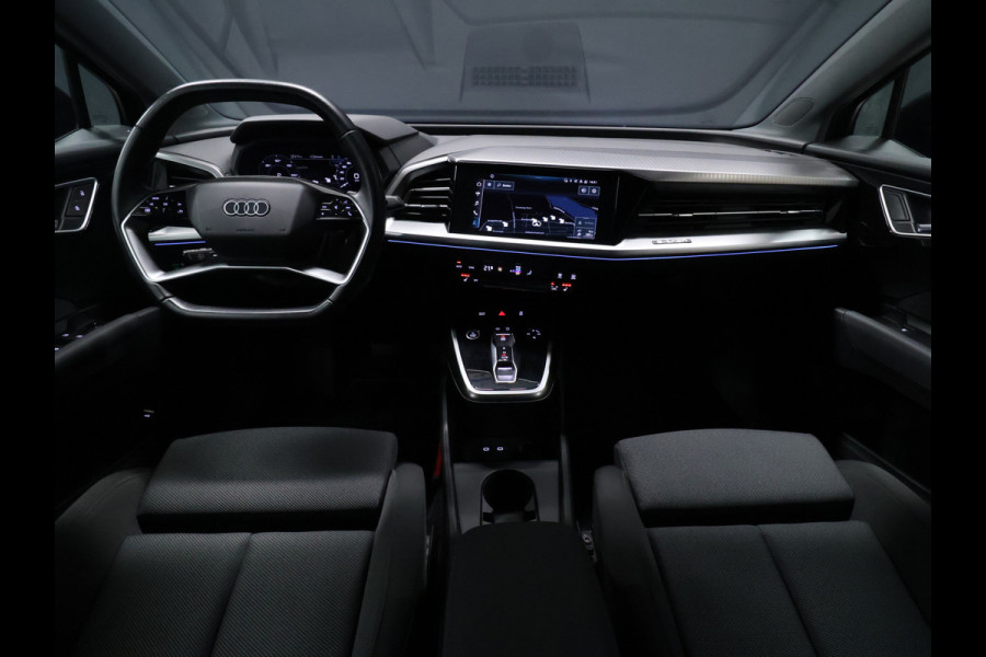Audi Q4 e-tron 40 Advanced edition 77 kWh [ADAPTIVE CRUISE CONTROL, APPLE CARPLAY, ANDROID AUTO, SFEERVERLICHTING, ACHTERUITRIJCAMERA, PDC V+A, STOELVERWARMING, NIEUWSTAAT]