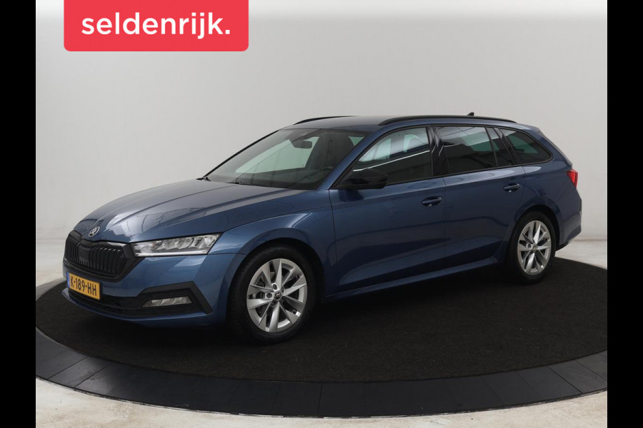 Škoda Octavia 1.0 e-TSI Sport | Trekhaak | Camera | Side Assist | Carplay | Sfeerverlichting | Navigatie | Sportstoelen | Full LED | 17'' | Digital Cockpit | Climate control | Bluetooth | Cruise control
