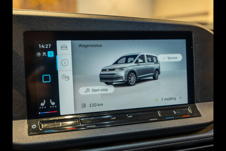 Volkswagen Caddy Cargo Maxi 2.0 TDI DSG, Gr Navi, Apple Carplay, ACC, PDC, Schuifdeur, Laaddeuren, 18" Velgen, Volledig Onderhoud