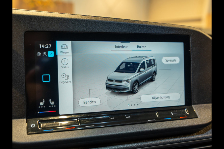 Volkswagen Caddy Cargo Maxi 2.0 TDI DSG, Gr Navi, Apple Carplay, ACC, PDC, Schuifdeur, Laaddeuren, 18" Velgen, Volledig Onderhoud