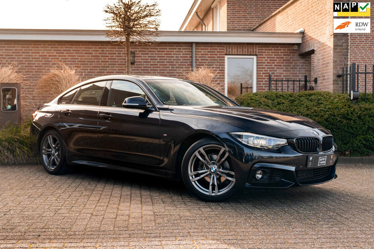 BMW 4 Serie Gran Coupé 418i Executive Edition 136 PK | M-Pakket | Carbon Zwart | Schuifdak | Camera | 18''