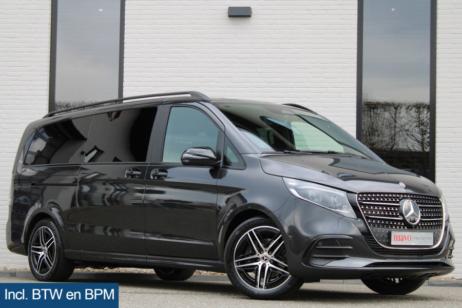 Mercedes-Benz V-Klasse 300d / XXL / AMG / 8- Persoons / Burmester / 360 Camera / Nightpakket / Vol Opties / NIEUWSTAAT