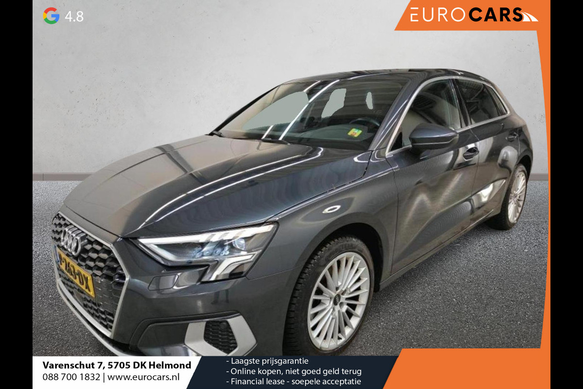 Audi A3 Sportback 30 TFSI Advanced edition Airco ECC Sportstoelen Full LED Full Navi PDC Achter 17" Multispoke Virtual Cockpit NL Auto NAP + Historie