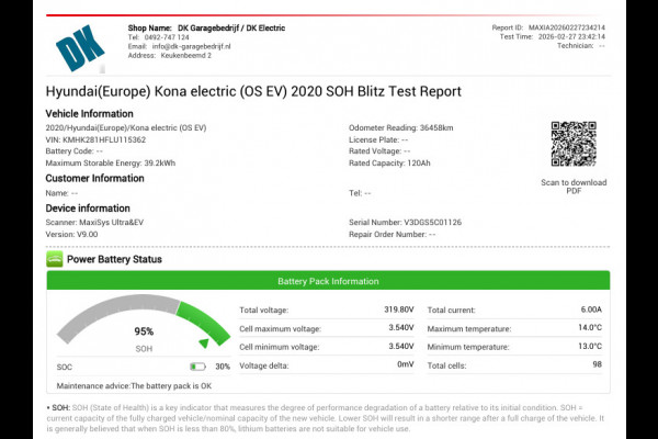 Hyundai Kona EV Fashion Design 39 kWh|95% SOH|CARPLAY|CAMERA|STOEL+STUURVERW|NAVIGATIE|KRELL|LANE-ASSIST|PDC-A|1e EIG|INCL.BTW|