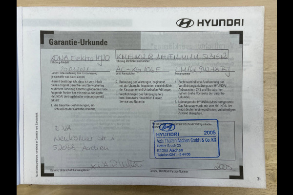 Hyundai Kona EV Fashion Design 39 kWh|95% SOH|CARPLAY|CAMERA|STOEL+STUURVERW|NAVIGATIE|KRELL|LANE-ASSIST|PDC-A|1e EIG|INCL.BTW|