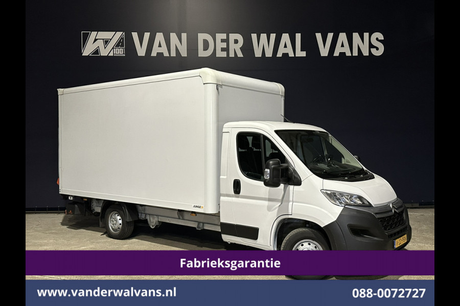 Citroën Jumper 2.2 BlueHDi 141pk Bakwagen Laadklep Fabrieksgarantie Euro6 Airco | Camera | Navigatie | Cruisecontrol | Apple Carplay Android Auto, 1010kg laadvermogen, Bijrijdersbank