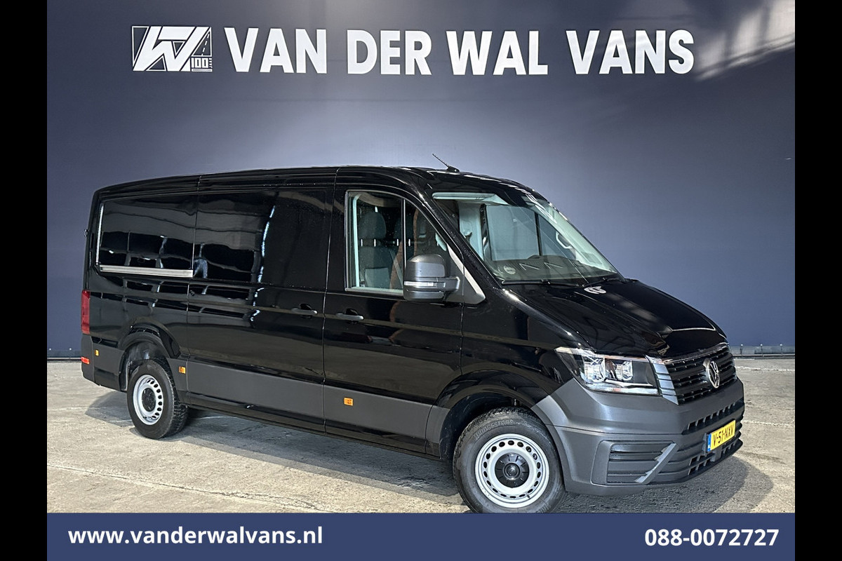 Volkswagen Crafter 2.0 TDI 140pk L3H2 L2H1 Euro6 Airco | Camera | Navigatie | Apple Carplay | Trekhaak Android Auto, Bijrijdersbank