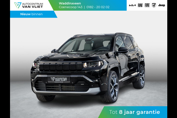 Jeep Compass First Edition 74 kWh | Adapt. Cruise | Camera | Carplay | 20" | Elektr. A-Klep | Navi | Winter Pack | Schuif/Kanteldak | Premium Pack | Conv. Pack | Warmtepomp