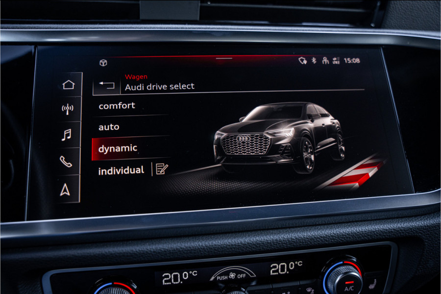 Audi Q3 Sportback 45 TFSI e S Edition - 20inch - SONOS - Leder - Keyless - Memory Camera ** Sfeerverlichting