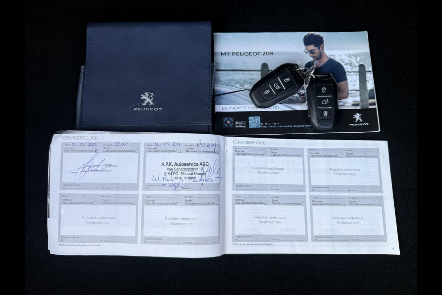 Peugeot 208 1.2 PureTech Allure 2e Eigenaar|Adap-cruise|Clima|Camera|Trekhaak|Carplay|PDC V+A|N.A.P|APK tot 07-2026