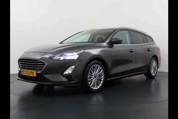 Ford FOCUS Wagon 1.0T 126PK Trekhaak Navi Dual-Ecc Apple Carplay Android Auto Stoel+Voorruitverwarming Cruise Control Pdc Titanium Business Lmv Led Privacy Glas Lane Assist TCS Keyless Licht-/Regensensor 1e Eigenaar Origineel Nederlandse Auto Dealeronderhouden