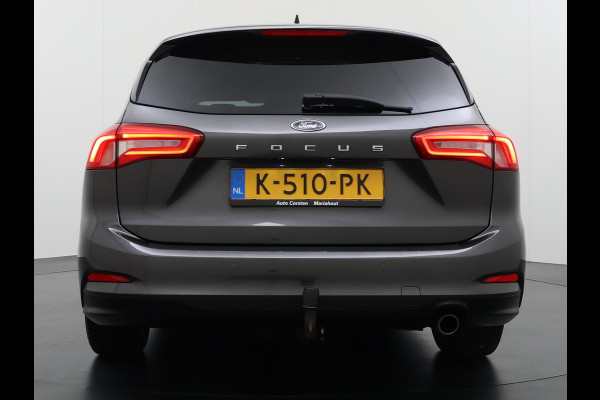 Ford FOCUS Wagon 1.0T 126PK Trekhaak Navi Dual-Ecc Apple Carplay Android Auto Stoel+Voorruitverwarming Cruise Control Pdc Titanium Business Lmv Led Privacy Glas Lane Assist TCS Keyless Licht-/Regensensor 1e Eigenaar Origineel Nederlandse Auto Dealeronderhouden
