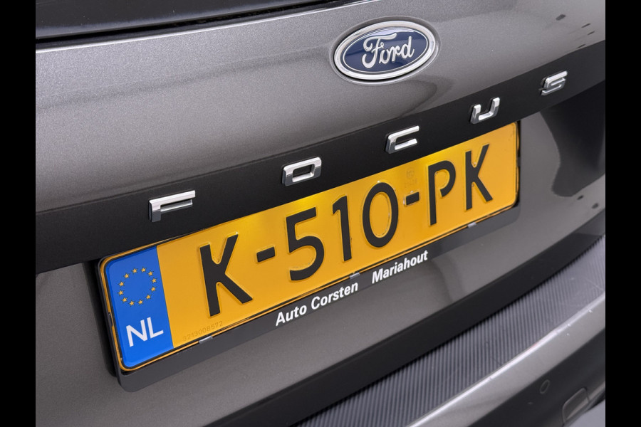 Ford FOCUS Wagon 1.0T 126PK Trekhaak Navi Dual-Ecc Apple Carplay Android Auto Stoel+Voorruitverwarming Cruise Control Pdc Titanium Business Lmv Led Privacy Glas Lane Assist TCS Keyless Licht-/Regensensor 1e Eigenaar Origineel Nederlandse Auto Dealeronderhouden