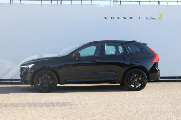 Volvo XC60 T8 455PK Automaat AWD Plus Black Edition Panoramisch schuif-kanteldak / Google infotainment / Adaptieve cruise control / 21" lichtmetalen velgen / Parkeersensoren voor en achter met camera
