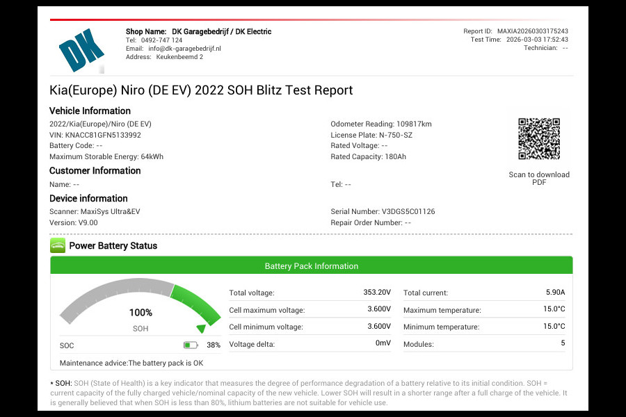 Kia e-Niro DynamicLine 64 kWh|100%SOH|FACELIFT|3-FASE|LEDER|ACC|CARPLAY|CAMERA|CLIMATE|STOEL-,STUURVERW|INC.BTW|1e EIG|ORG.NL|NAP|