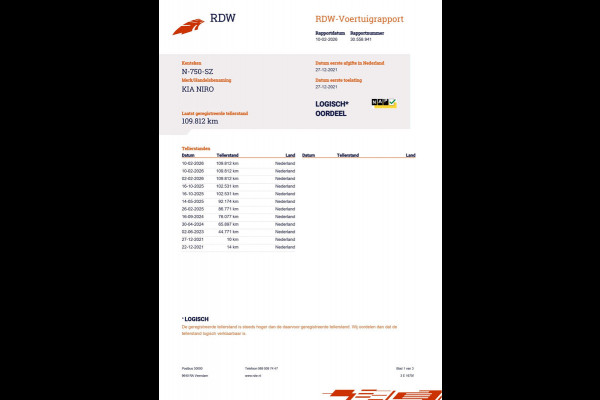 Kia e-Niro DynamicLine 64 kWh|100%SOH|FACELIFT|3-FASE|LEDER|ACC|CARPLAY|CAMERA|CLIMATE|STOEL-,STUURVERW|INC.BTW|1e EIG|ORG.NL|NAP|