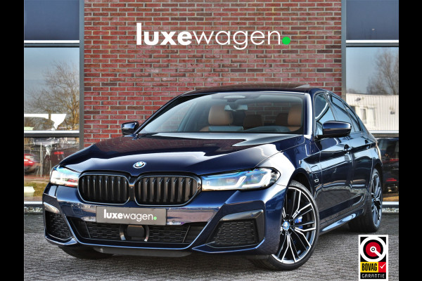 BMW 5 Serie 545e xDrive M-Sport Pano ACC HUD 20inch 360 Laser HiFi Adp-demping