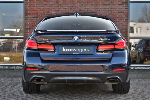 BMW 5 Serie 545e xDrive M-Sport Pano ACC HUD 20inch 360 Laser HiFi Adp-demping