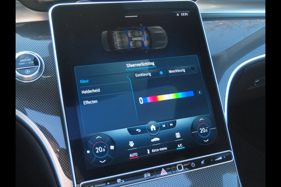 Mercedes-Benz C-Klasse 180 AMG Line | AMG-Pakket | Panoramadak | Camera | Sfeerverlichting | Burmester | NL-Auto |