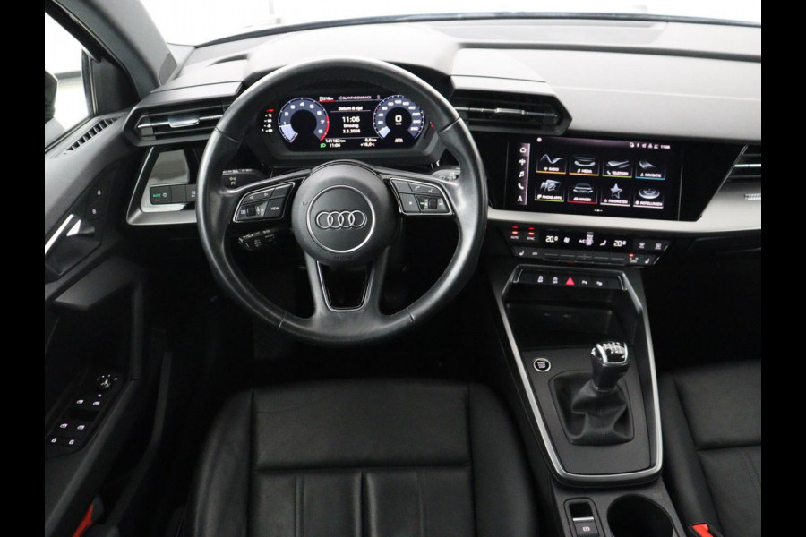 Audi A3 35 TFSI Pro Line | Leder | Stoelverwarming | Park Assist | Virtual Cockpit | Carplay | Audi Sound | Climate control | Full LED | DAB | Cruise control