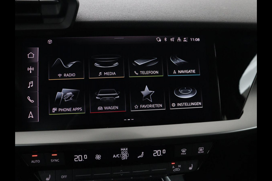 Audi A3 35 TFSI Pro Line | Leder | Stoelverwarming | Park Assist | Virtual Cockpit | Carplay | Audi Sound | Climate control | Full LED | DAB | Cruise control