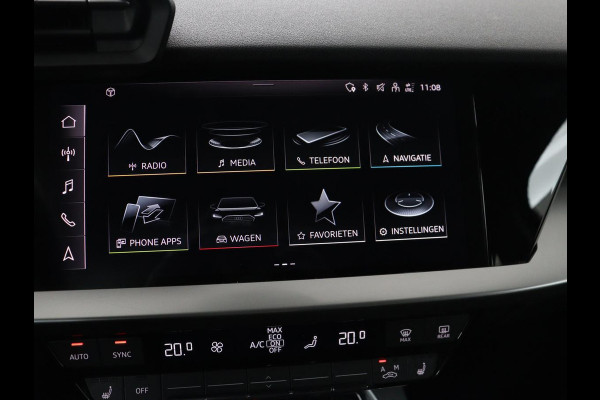 Audi A3 35 TFSI Pro Line | Leder | Stoelverwarming | Park Assist | Virtual Cockpit | Carplay | Audi Sound | Climate control | Full LED | DAB | Cruise control