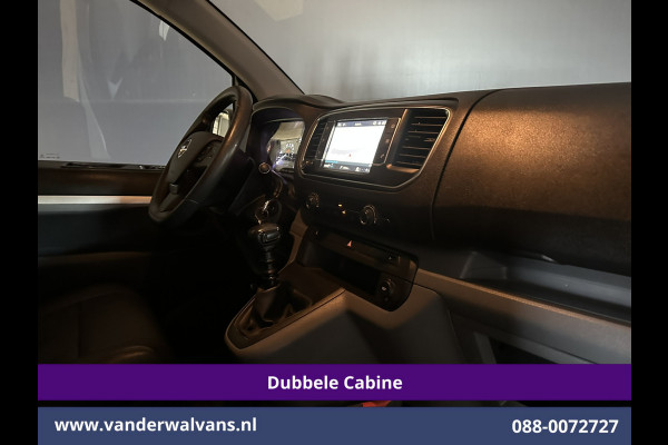 Opel Vivaro 2.0 CDTI 123pk L3H1 Glasresteel Dubbele cabine Euro6 Airco | 5-Zits | Camera | Navigatie | Apple Carplay Android Auto, Cruisecontrol, 2500kg Trekhaak, Parkeersensoren