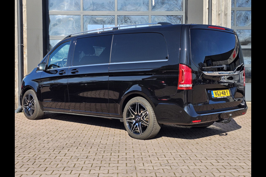 Mercedes-Benz V-Klasse 300d 4-MATIC Extra Lang DC Avantgarde | LED | ACC | Leder | Stoelverwarming | Burmester | App-connect | Trekhaak | LMV 19" | 360 Camera | Lane Assist | Schuifdeuren elektrisch |