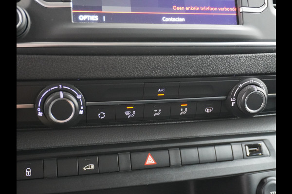 Citroën Jumpy 2.0D 145pk XL L3H1 3-Persoons Navi Apple Carplay Android Auto Cruise Pdc 2X Schuifdeur Cruise DAB+ Bordherkenning WiFi Citroen Connect Regen/Lichtsensor Dodehoeksensor SpoorAssist Voorruit+Wisserverwarmd 1e Eigenaar Euro 6 370Nm koppel