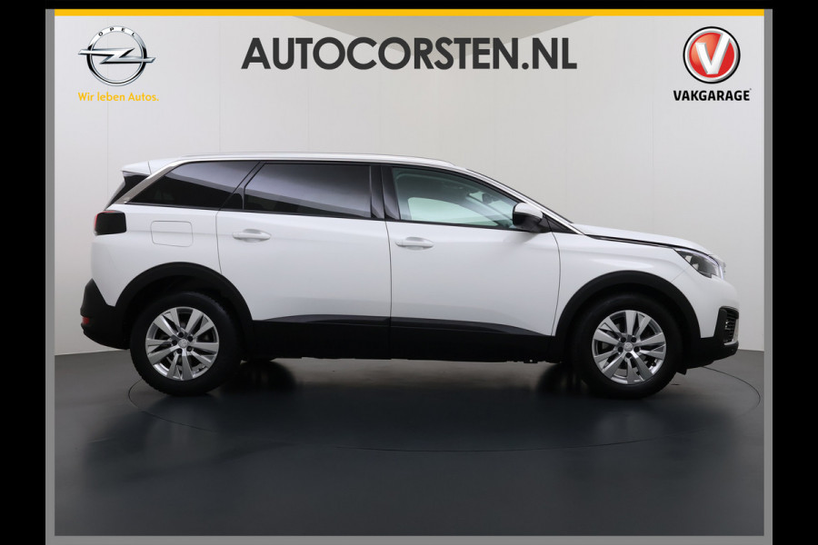 Peugeot 5008 T 131PK AUT-8 7-Pers. Navi 360°Camera Ecc Apple Carplay Android Auto Cruise Control Pdc Blue Executive Avantage Privacy Glas Lmv Isofix Led Regen-Lichtsensor Verkeersbord detectie Dealeronderhouden Origineel Nederlandse Auto 7 Zitter