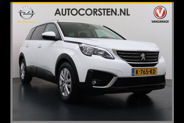 Peugeot 5008 T 131PK AUT-8 7-Pers. Navi 360°Camera Ecc Apple Carplay Android Auto Cruise Control Pdc Blue Executive Avantage Privacy Glas Lmv Isofix Led Regen-Lichtsensor Verkeersbord detectie Dealeronderhouden Origineel Nederlandse Auto 7 Zitter