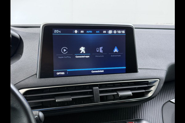 Peugeot 5008 T 131PK AUT-8 7-Pers. Navi 360°Camera Ecc Apple Carplay Android Auto Cruise Control Pdc Blue Executive Avantage Privacy Glas Lmv Isofix Led Regen-Lichtsensor Verkeersbord detectie Dealeronderhouden Origineel Nederlandse Auto 7 Zitter