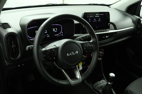 Kia Picanto 1.0 DPI DynamicLine Airco - Apple Carplay/Android Auto - Cruise Control - Navigatie - Achteruitrijcamera - Fabrieksgarantie tot 02-2032