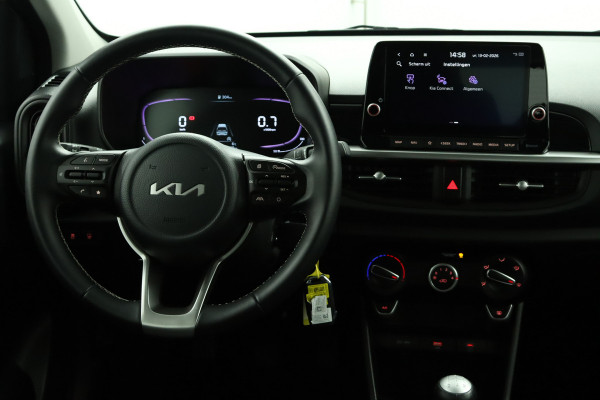 Kia Picanto 1.0 DPI DynamicLine Airco - Apple Carplay/Android Auto - Cruise Control - Navigatie - Achteruitrijcamera - Fabrieksgarantie tot 02-2032